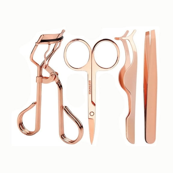 Futoo Gold Stainless Steel Eyelash Curler w/ Accessories