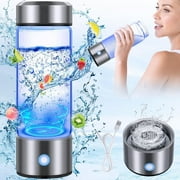 Futtumy Hydrogen Water Bottle Generator, 3Min Quick Electrolysis, Antioxidant Hydrogen Rich Water Cup with PEM SPE Technology, Hydrogen Water Generator Alkaline Maker, 420ml Hydrogen Bottle