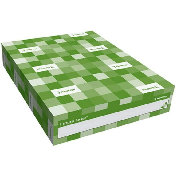 Futura Laser Digital Paper, White, Coated 2 Sided, 96 Brightness, Dull Finish, Varieties of Sizes and Weights. Text and cardstock. (100 Pound Text, 17 x 11)