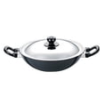thumbnail image 1 of Futura Non-Stick Deep-Fry Pan(Kadhai) 2-1/2-Litre with Steel Lid and Round Bottom, 1 of 1