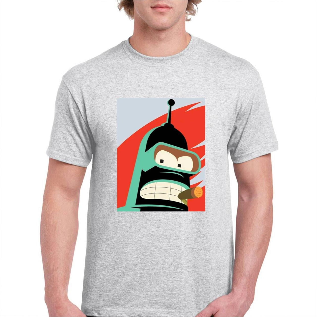 Camisetas Myke Towers Camiseta Bender Futurama Para Mujer