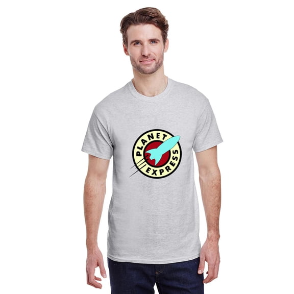 Futurama Bender Fry Leela Planet Express Sci-Fi Unisex T-Shirt, for men & women, up to size 5XL