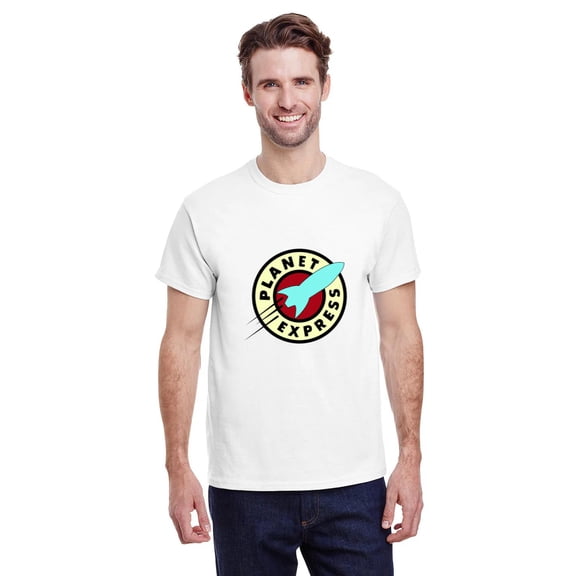 Futurama Bender Fry Leela Planet Express Sci-Fi Unisex T-Shirt, for men & women, up to size 5XL