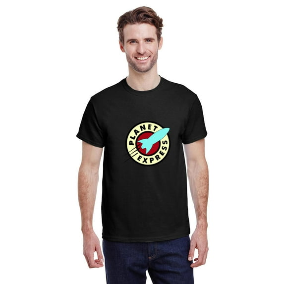 Futurama Bender Fry Leela Planet Express Sci-Fi Unisex T-Shirt, for men & women, up to size 5XL