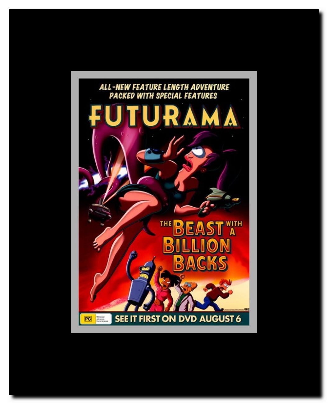Futurama Framed Movie Poster