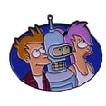 thumbnail image 1 of Futurama Group 1.5 Inches Wide Metal Enamel Pin, 1 of 1