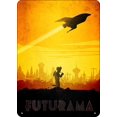 thumbnail image 1 of Futurama Minimalist Tv Show Poster Metal Tin Sign 8 x 12Inch Funny Man Cave Cool Wall Decor, 1 of 3
