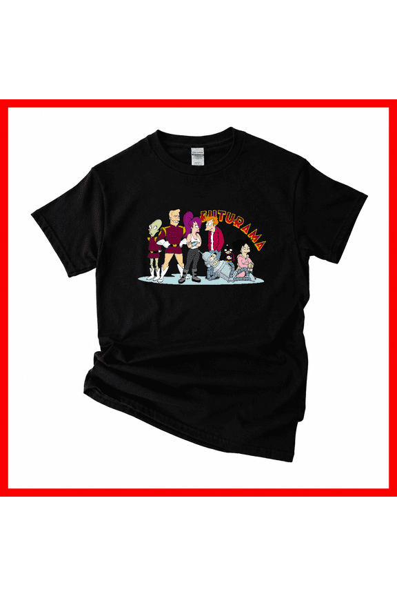 Futurama Planet Express Crew V1130236 Unisex T-Shirt, S-5XL