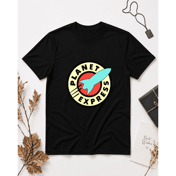 Futurama Planet Express Retro 90s Sci-Fi Cartoon Style Unisex T-Shirt V25092, S-5XL