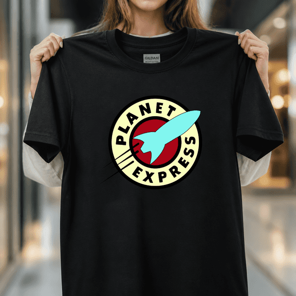 Futurama Planet Express Sci-Fi Cartoon Fry Bender Comfort Color Unisex T-Shirt V70020, S - 5XL