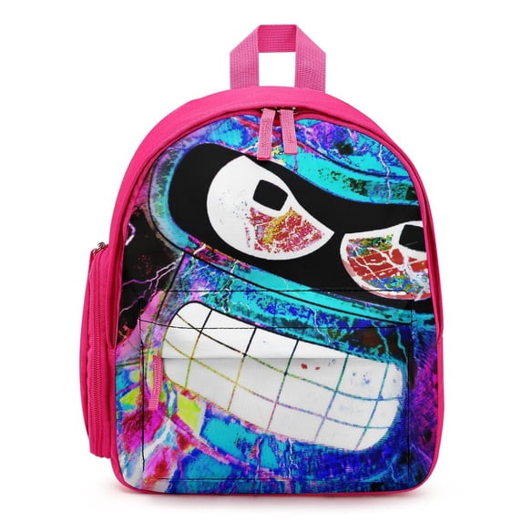 Futurama Robot Backpack Lightweight Adjustable Daypack Schoolbag Bookbag Shoulders Bag