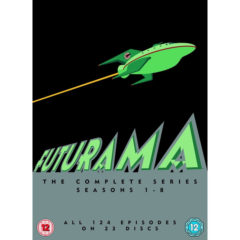 Futurama, Season 1-8 DVD, All 125 Episodes, Comedy Animation