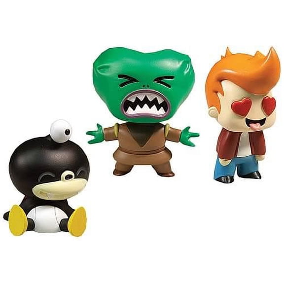 Futurama Tineez Nibbler Morbo Fry 3 Pack (Series 2)