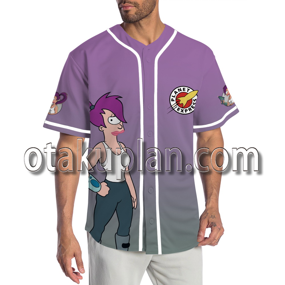 Futurama Turanga Leela Planet Express Shirt Jersey - Walmart.com