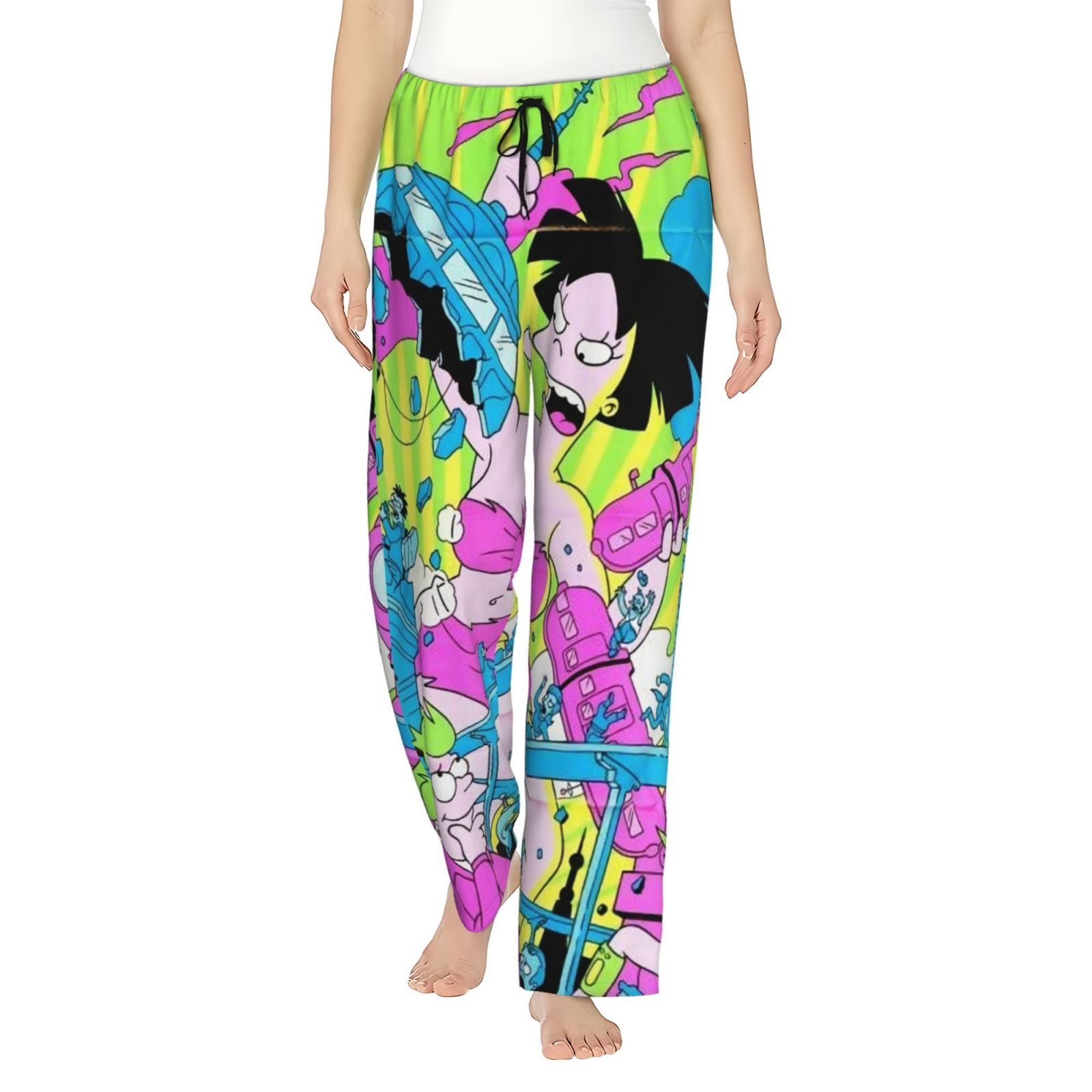 Futurama Unisex Home Pajamas, Stylish Casual Full Print