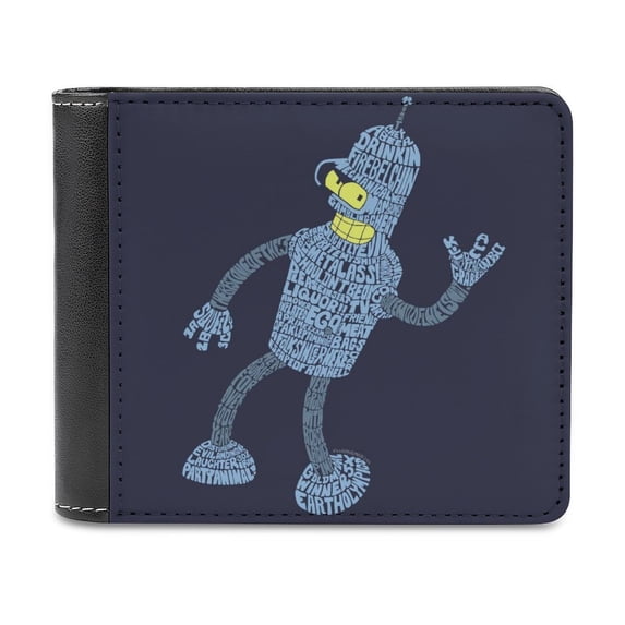 Futurama Wallets Large Capacity PU Leather Wallet Purse Card Holder Organizer Card Case