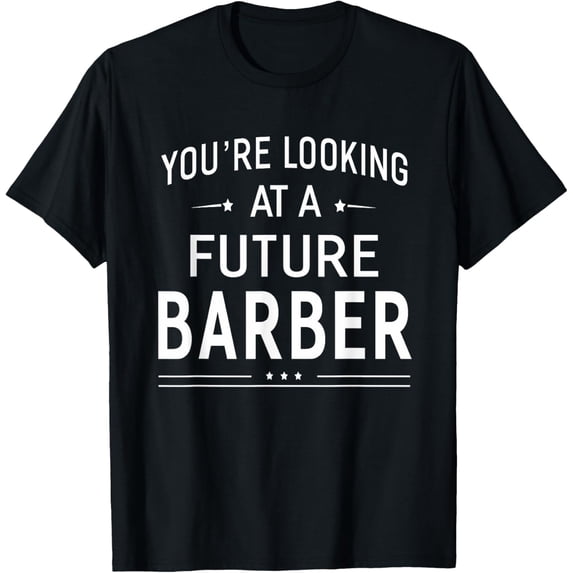 Future Barber Funny Barber School Graduation Gift T-Shirt