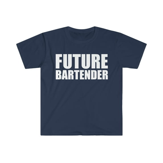 Future Bartender Bartending School Graduate Unisex T-shirt S-3XL