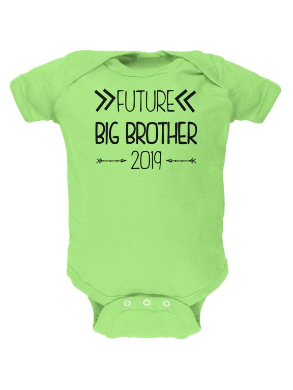 Future Big Brother Arrows 2019 Soft Baby One Piece Key Lime 0-3 M