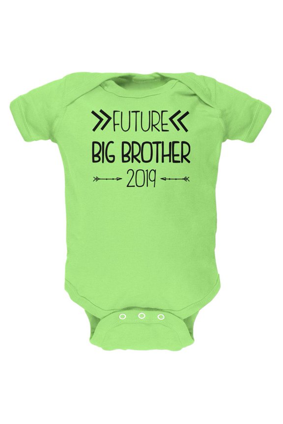 Future Big Brother Arrows 2019 Soft Baby One Piece Key Lime 0-3 M