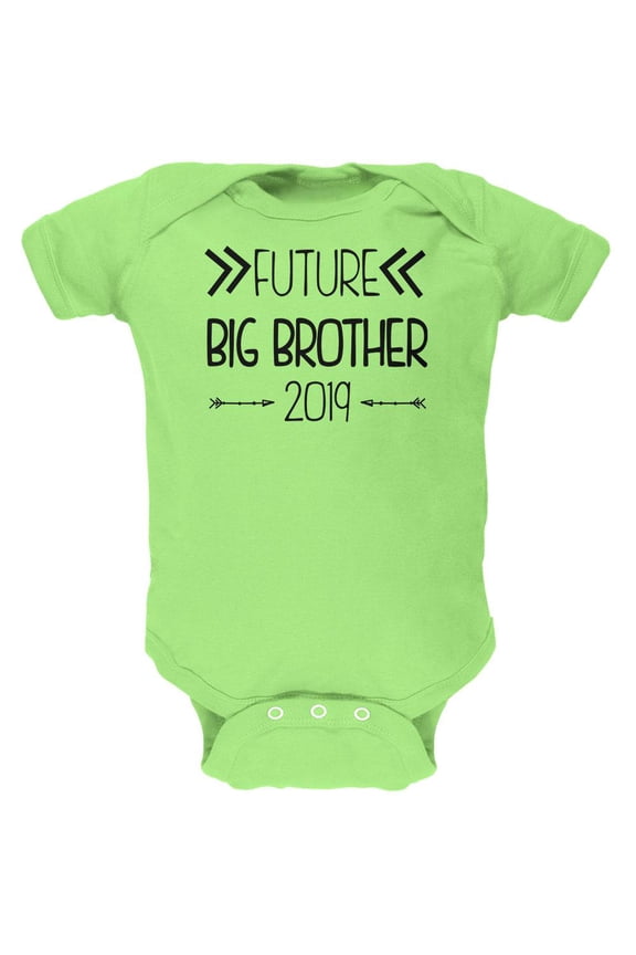 Future Big Brother Arrows 2019 Soft Baby One Piece Key Lime 18-24 M