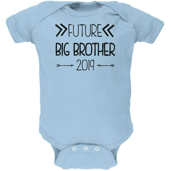 Future Big Brother Arrows 2019 Soft Baby One Piece Light Blue 0-3 M