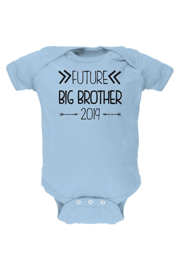 Future Big Brother Arrows 2019 Soft Baby One Piece Light Blue 9-12 M