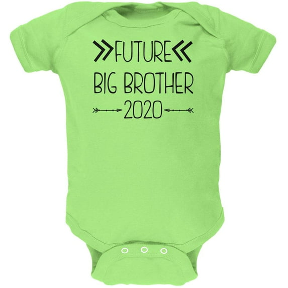 Future Big Brother Arrows 2020 Soft Baby One Piece Key Lime 18-24 M
