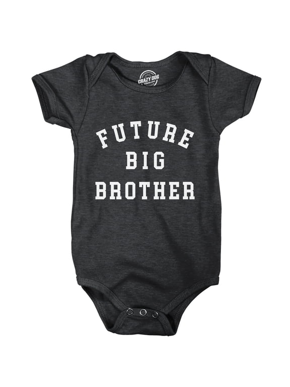Future Big Brother Baby Bodysuit Funny Sibling New Baby Joke Jumper for Infants