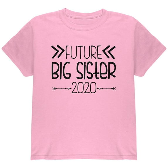 Future Big Sister Arrows 2020 Youth T Shirt Light Pink YXL