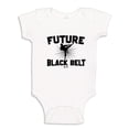thumbnail image 1 of Future Black Belt Baby Bodysuit One Piece 12 mo White, 1 of 3