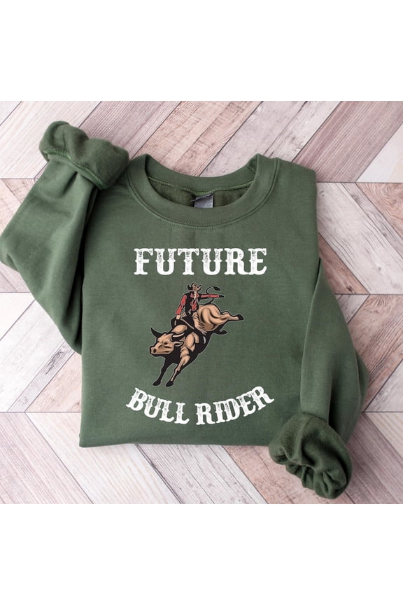 Future Bull Rider Shirt, Rodeo Event Graphic, Equestrian Sport Shirt, Bull Rider Gift, Steer Wrestler, Cowboy Bull Fighter Shirt Unisex S-5XL Hot Trending Shirt, Vintage Birthday Gift