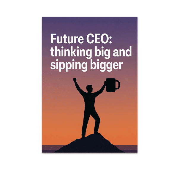Future CEO: Thinking Big and Sipping Bigger - Motivational Speaker - 11 oz Ceramic Coffee Mug