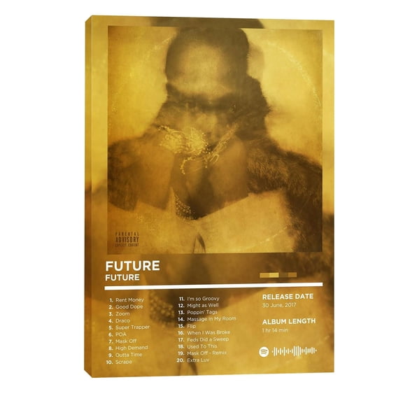 Future Cover Posters Canvas, Rap Classic Poster, Hip Hop Poster, Music Wall Print, I Never Liked You, We Don'T Trust You, Bedroom Art