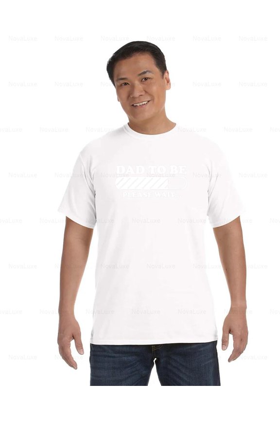 Future Dad Funny Loading Bar Expecting Father Baby Gift Comfort Color T-Shirt, Unisex, up to size 4XL