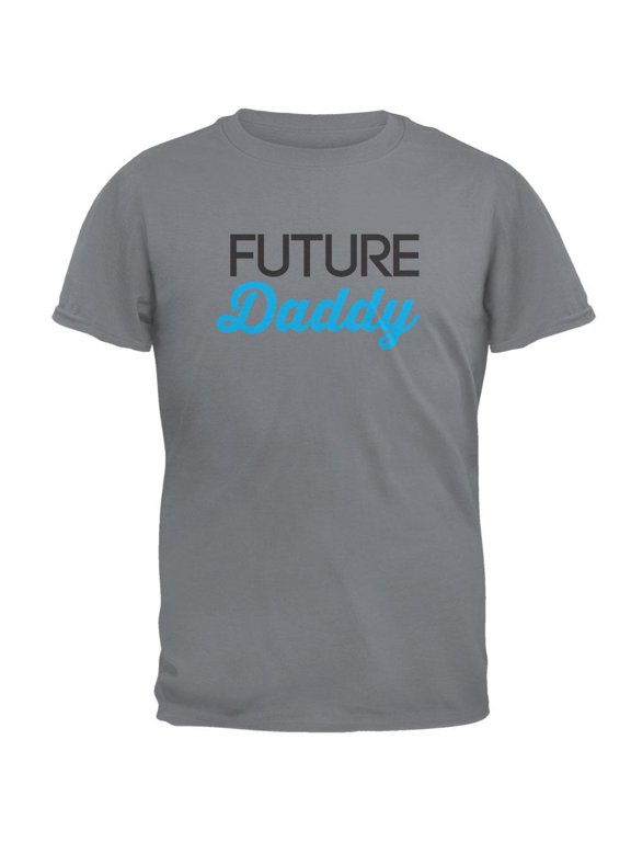 Future Daddy Gravel Grey Adult T-Shirt - 2X-Large