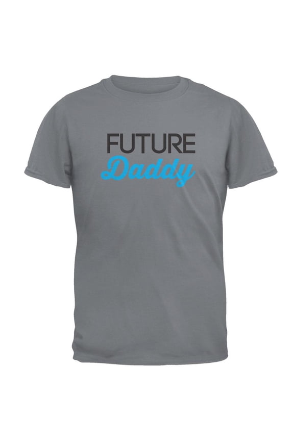 Future Daddy Gravel Grey Adult T-Shirt - Small