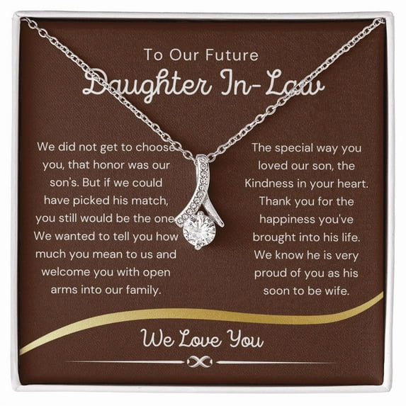 Future Daughter In Law Gift Alluring Beauty Necklace Standard Box