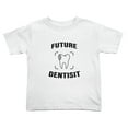thumbnail image 1 of Future Dentisit Funny Toddler T-Shirts for Boys Girls (White, 3T), 1 of 5