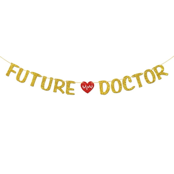 Future Doctor Banner,Celebrating Doctor Graduation Decorations,Doctor Graduation Sign,Medical School Graduation Party Supplies
