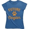 thumbnail image 1 of Future Dogtor Vet Student Funny Veterinarian Dog Lover Women's T-Shirt, 1 of 4