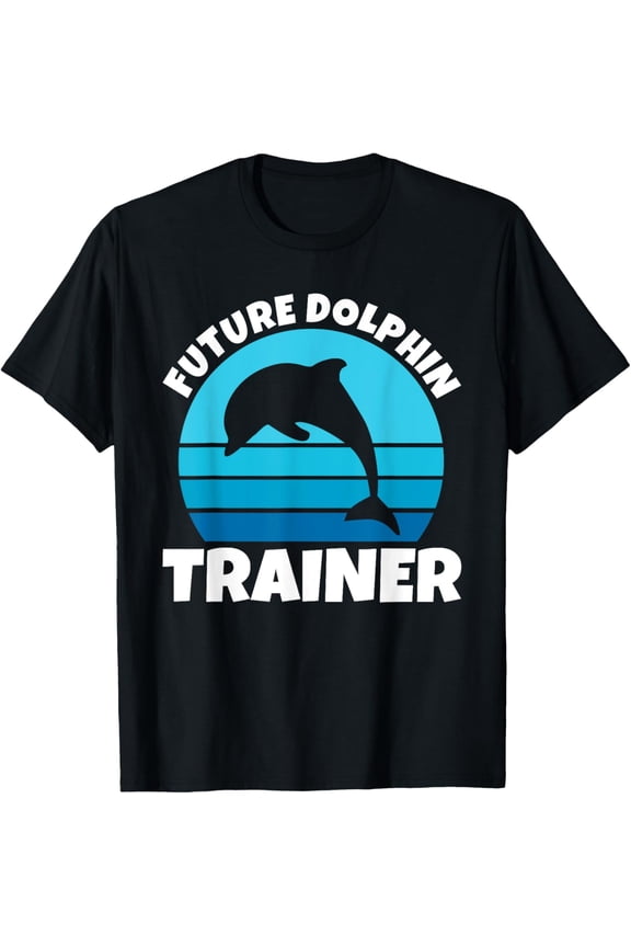 Future Dolphin Trainer Funny Kids Sea Ocean Animal Dolphins T-Shirt