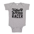 thumbnail image 1 of Future Drag Racer Baby Bodysuit One Piece NB Athletic Heather, 1 of 3