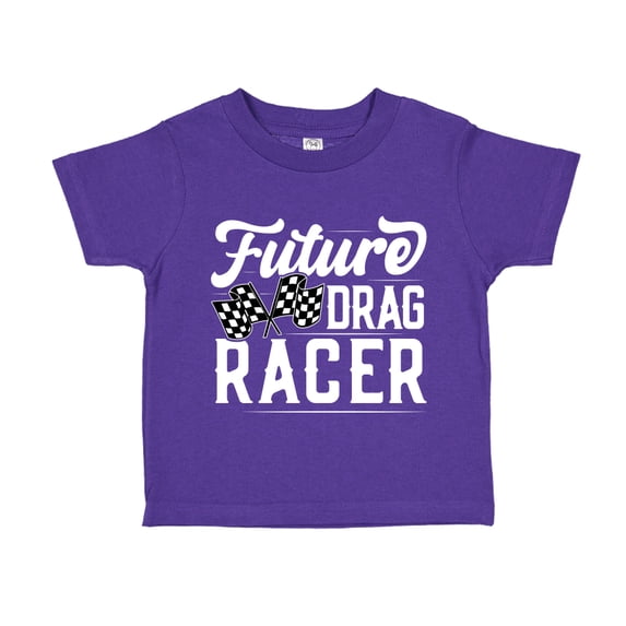 Future Drag Racer Toddler T-Shirt 5/6T Purple