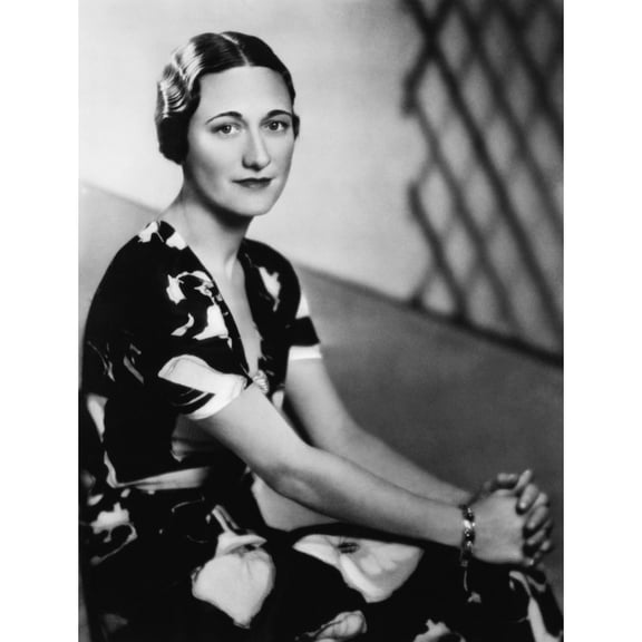 Future Duchess Of Windsor Wallis Simpson History (18 x 24)