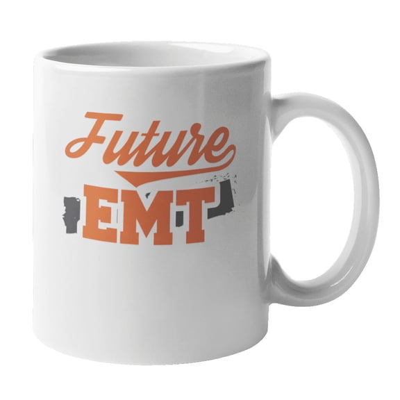 Future EMT Graduation Coffee & Tea Gift Mug & Party Supplies for Student (11oz)