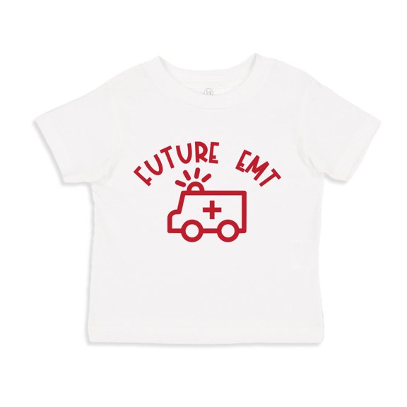Future EMT Toddler T-Shirt 2T White