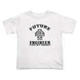 thumbnail image 1 of Future Engineer Like Daddy Funny Toddler T Shirts for Boys Girls (White, 2T), 1 of 5