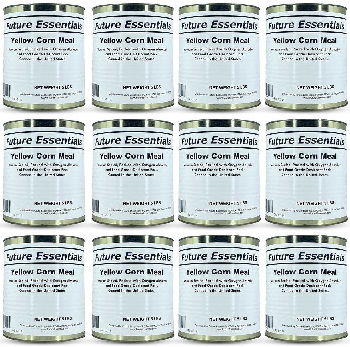 Future Essentials Freeze Dried Long Shelf Life Emergency Food Sweet Corn #2.5/4.5oz/Can- 12 Cans