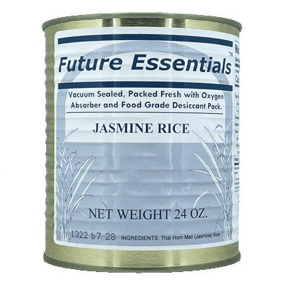 Future Essentials Jasmine Rice Long Shelf Life Emergency Food Best of Thailand- 12 Cans